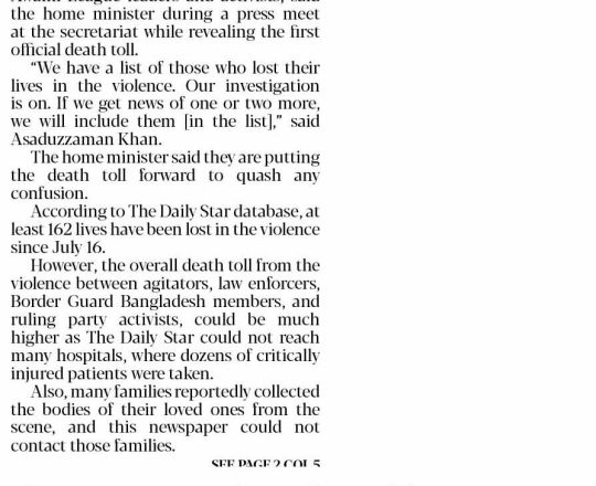 QUOTA PROTESTS Govt puts death toll at 147 so far