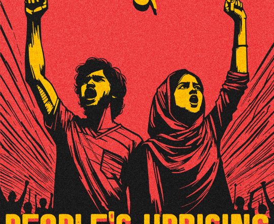 গণঅভ্যুত্থান, পোস্টারঃ দেবাশীষ চক্রবর্তী