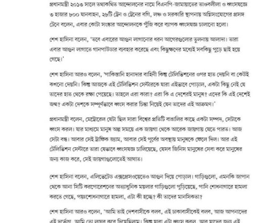 আনাচে-কানাচে অপরাধীদের খুঁজে বের করে বিচারের মুখোমুখি করুন: প্রধানমন্ত্রী
