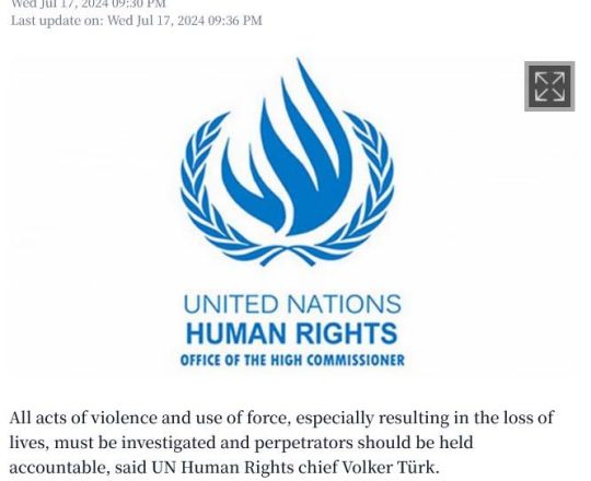 Engage with protesting students: UN rights chief