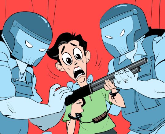 হেলমেট বাহিনীর কার্যকলাপ, কার্টুনঃ Mehedi Haque Cartoons