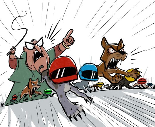 স্বৈরাচারের শাবক ছানা, কার্টুনঃ Apu's Cartoon