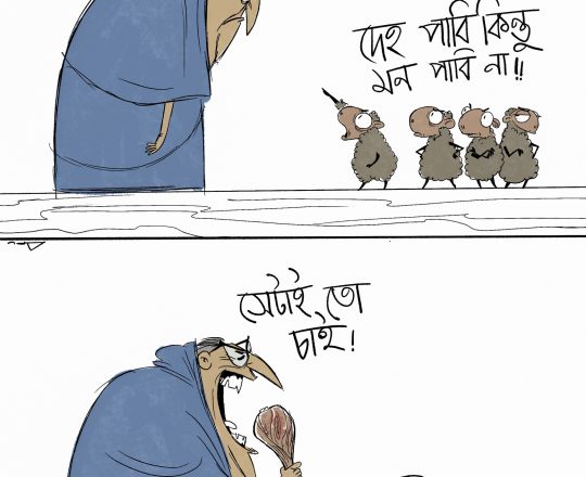 দেহ পাবি কিন্তু মন পাবি না, কার্টুনঃ Apu's Cartoon