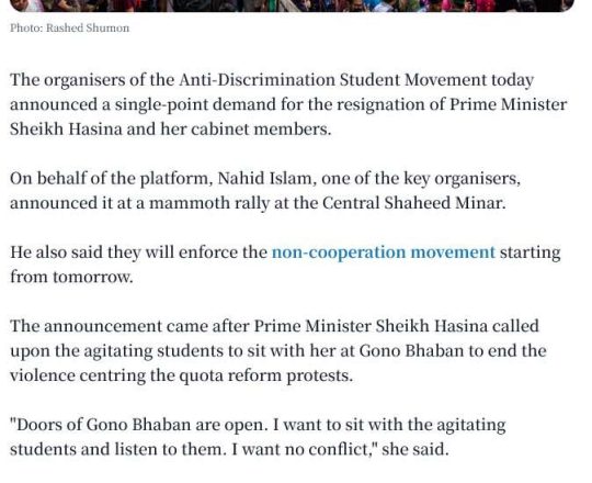 Quit now: protesters to govt