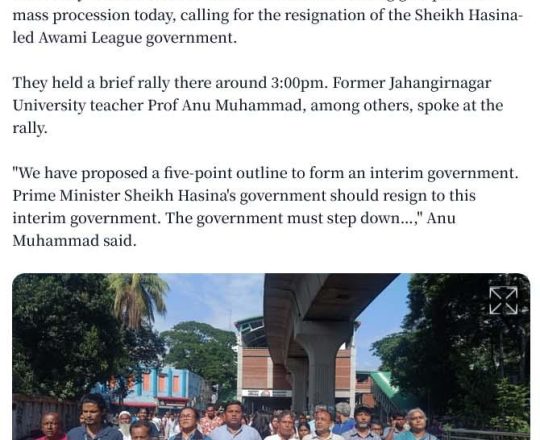 One-point demand: University teachers, cultural activists hold mass procession